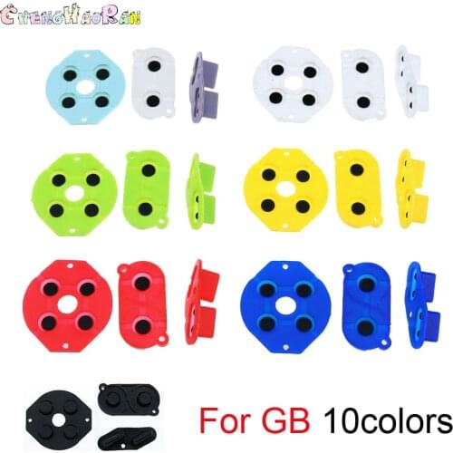 Best price for 10colors For GameBoy Classic GB Conductive Rubber Silicone Pads Buttons For Game Boy Classic Console D-pad