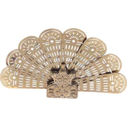 Mini Dollhouse Miniatures 1:12 Scale Metal Fireplace Fan Cover Models High Quality