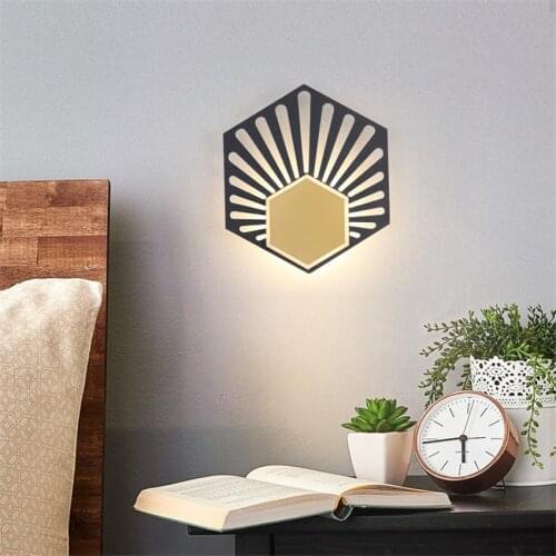 Novelty Fan-shaped Wall Lamps Decorative Lights Post-modern Art Deco Living Room Bedroom Study Room Sconces Wall Lights Fixtures