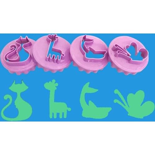 Animal Plastic Fondant Mold Cake Decorating Tools Chocolate Gumpaste Mold Clay Mould