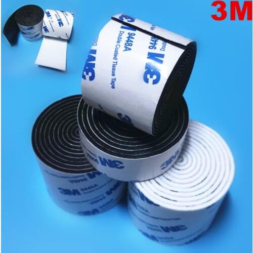 3M Strong Double Sided Adhesive Tape Acrylic Foam Pad Mounting Two Sides Sticky Tapes Thickness 1/1.5/2/3mm Various Width