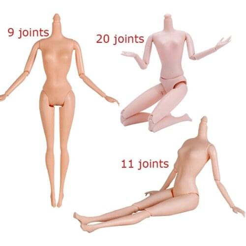 Joints Movable Naked Female Body For 1/6 30cm Doll Accessories Kids DIY Dressing Up Toys