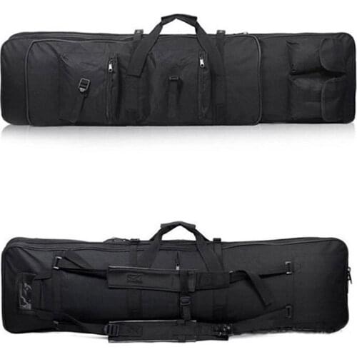 Tactical Hunting Rifle Case 100cm 1M Military Outdoor Nylon Bag Double Carbine Gun Case Backpack Shooting Airsoft Rifle Bags