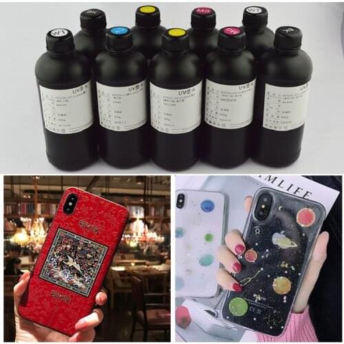 Hard Ink 500ML Bottle LED UV Ink For Epson L800 L805 L1800 R290 R330 1390 1400 1410 1500W UV Printer Ink Universal UV Ink
