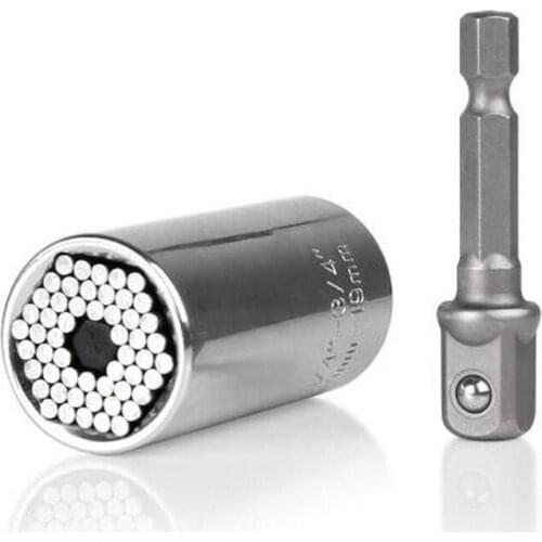 Universal Socket Wrench Multi-Function Electric Drill Universal Magic Sleeve Head Ratchet Quick Maintenance Combined Tool