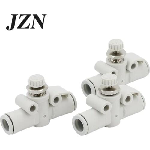 1 PCS C-type pneumatic quick connector SM20 self-locking round three ventilation tube plug air pump air compressor