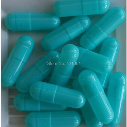0# 10,000pcs!Sky Blue-Sky Blue colored Empty Capsules! Hard Gelatin Empty Capsules(joined or seperated capsules size 0!)