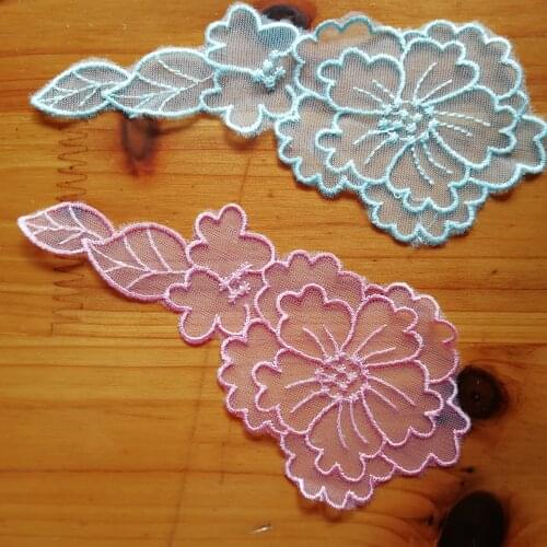 1 package soft diameter water Soluble lace flower mix CORLOR DIY sewing/garment accessories