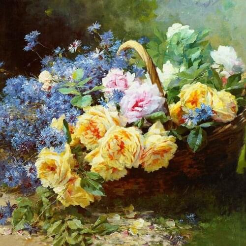 5D DIY diamond embroidery Beautiful Flower Basket diamond painting rhinestone needlework diamond mosaic Home decor Gifts