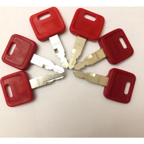 6pcs Heavy Equipment Aftermarket Ignition Key 4286465 Fit For Hitachi Excavator