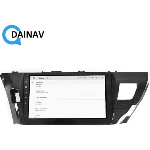 Double Din Android 10.0 Car radio multimedia FOR-Toyota corolla 2010-2015 car GPS navigation stereo autoradio auto audio