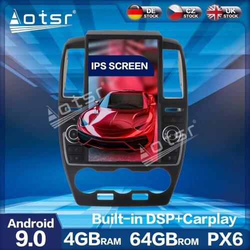 For Land Rover Freelander 2 2007+ Aotsr 13.6" Vertical Tesla PX6 Android 9.0 4+64GB CARPLAY Car Radio Player Auto GPS Navigation