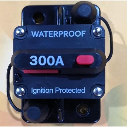 DC 12V Circuit Breaker for Car Marine Boat Bike Stereo Audio Reset Fuse 100A 120A 150A 200A 250A 300A