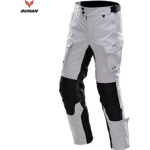 Free shipping 1pcs DUHAN NEW Waterproof Windproof Motorbike Motorcycle Pant Scooter Trouser With CE Protective