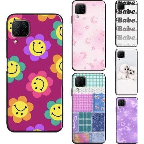 Safari Babies Sparkly Heart Patchwork Case For Huawei P40 Lite P30 P20 P Smart Z 2019 Nova 5T Honor 20 Pro 10i 8A 8X 9X Cover