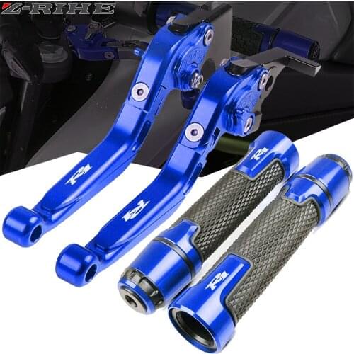 For Yamaha YZF R1 YZF-R1 YZFR1 2004 2005 2006 2007-2014 Motorcycle Accessories Brake Clutch Levers Handlebar Hand Grips ends R1