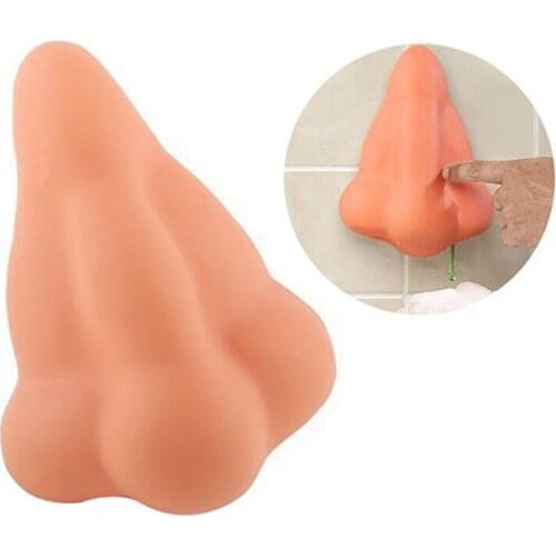 Home Use Funny Big Nose Shape Bathroom Shower Soap Dispenser Bathroom Accessories Household Suction Hooks New