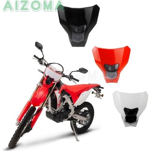 Enduro Motocross 12V LED Front Headlamp Off-Road Supermoto H4 Head Lights For Honda CRF450L CRF450XR 2019-20 CRF 250/450 R/L/X R