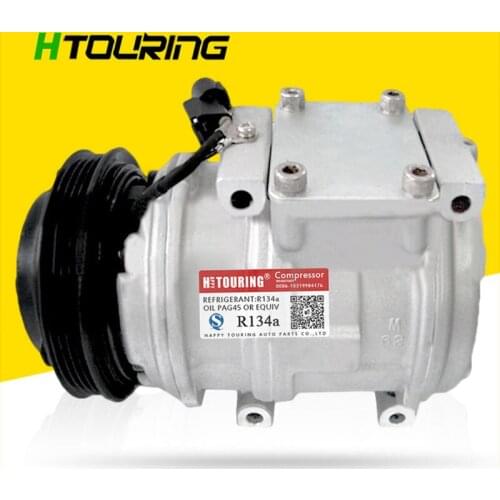 10PA17C A/C Compressor for KIA Carnival I 2.9 TD 98-01 for KIA Carnival II 2.9 CRDi 02-06 OK56E-61-450A 13050-04203 2B041-0204