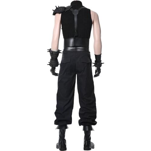 Final Fantasy VII Cosplay Cloud Strife Costume FF Cloud Cosplay Uniform Outfit Halloween Carnival Costume Adult Men Women Custom