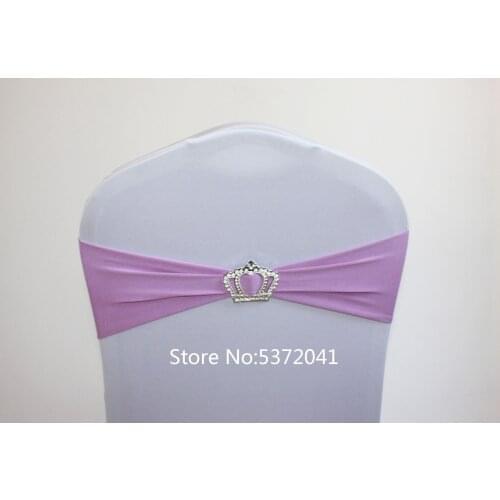 Hot Sale 15×35cm Light Purple Spandex/Lycra/Expand Bands/Chair Cover Sashes For Wedding Party Banquet Home Decoration