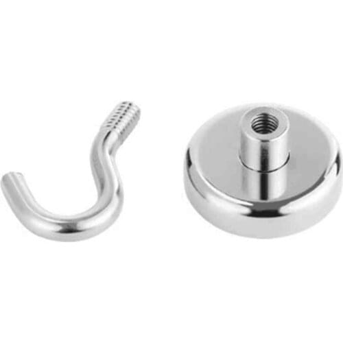 Multi Purpose Strong Magnetic Hooks Heavy Duty Wall Hooks Hanger Key Coat Cup E8BD