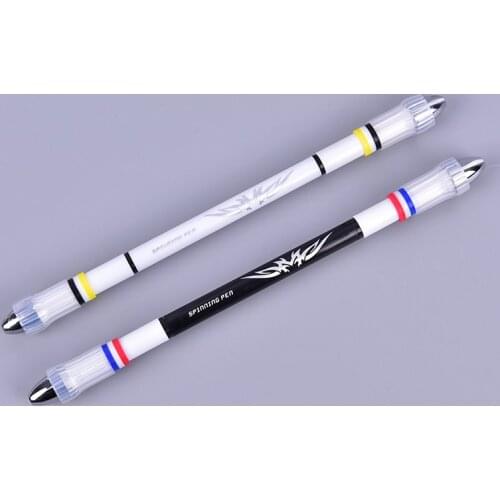 Multi-function spinning pen for school supplies Ballpoint pen stationary markers pen Rotate to scroll pen Blue Ink