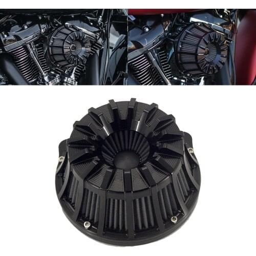 Motorcycle CNC Air Filter Cleaner Intake Filter For Harley Sportster XL1200 Touring Road Glide Street Glide Dyna Fatboy Softail
