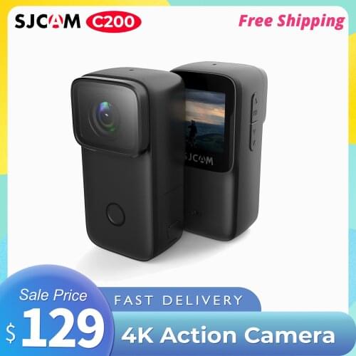 Original SJCAM C200 Action Camera 4K 16MP NTK96660 WiFi GYRO Anti-shake Night Nision 40M Waterproof Sports DV Webcam Camera