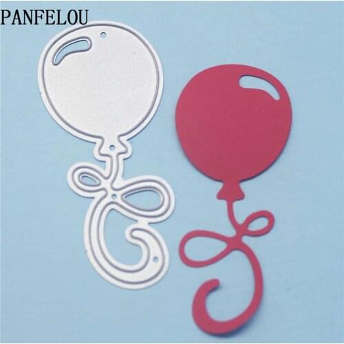 PANFELOU The rope balloon metal crafts paper die cutting dies for Scrapbooking/DIY wedding Halloween Hand account cards