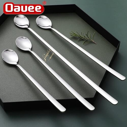 1pc Long Spoons Wooden Korean Style 10.9 inches 100% Natural Wood Long Handle Round for Soup Cooking Mixing Stirr soup spoon