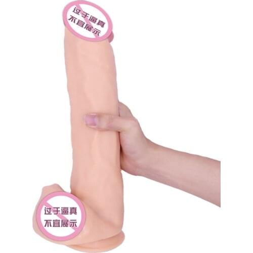 Silicone Realistic Dildo for Women Huge Suction Cup Penis Fake Dick Females Masturbation Toys Erotic Lesbian Adult S0332