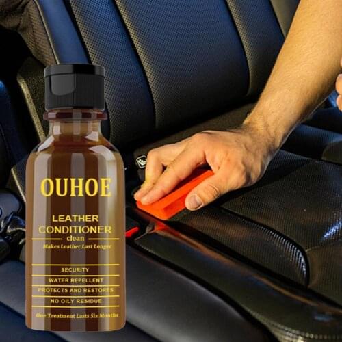 Auto Car Leather Cleaner Agent Roof Fabric Flannel Leather Seat Car Seat Cleaning Wax Cleaner Coating Polishing Spraying Cleaner