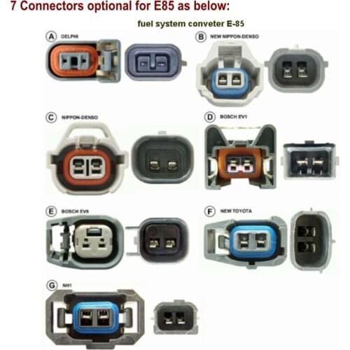 Spare parts for 4cyl E85 conversion kits , Connectors for E85 kit, connector replacement , E85 M85 replacement parts