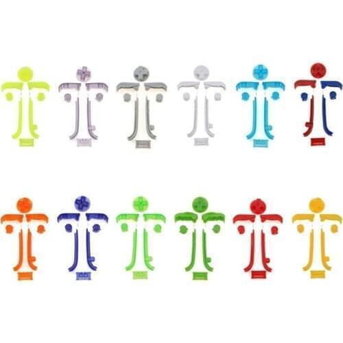 10 set Multi-Color Replacement Keypads L R A B Buttons For Gameboy Advance Buttons Frame For GBA D Pads Power ON OFF Button