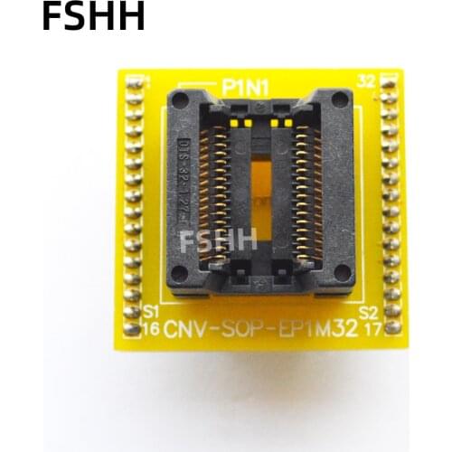 WL-SOIC32-U1 Adapter for Wellon Programmer Adapter SOP32/SOIC32/SO32 Adapter IC Test Socket/IC Socket (width 14.2mm)