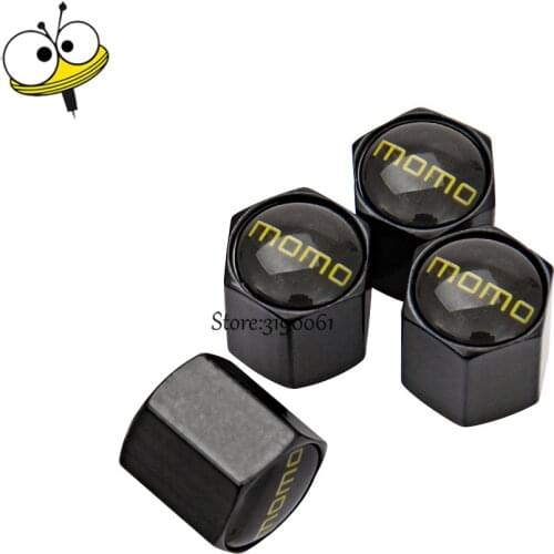 Auto Car Accessories Wheels Tire Valve Caps For MOMO Logo For Vauxhall Jaguar Ford BMW Benz Jeep Land Rover Buick Volkswagen KIA