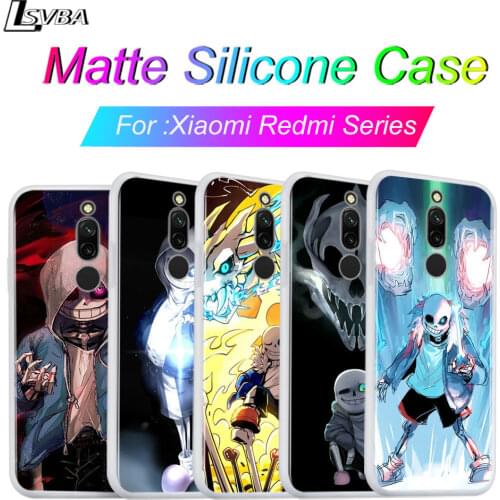 Silicone Cover For Redmi 8A 8 7A 7 Shell Undertale Sans For Xiaomi Redmi 4X 5A 6 6A S2 K20 GO Pro Phone Case