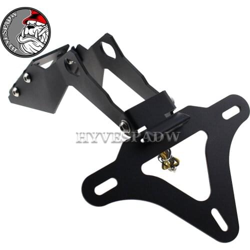 Tail Tidy License Plate Holder Mount Bracket For Honda CBR250RR 2017-2020 Motorcycle Fender Eliminator Number Plate LED Light