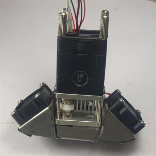 DIY Ultimaker 2 print head kit 3 D printer 0.4mm Nozzle hot end assembly kit With 1 meter Bowden Tube