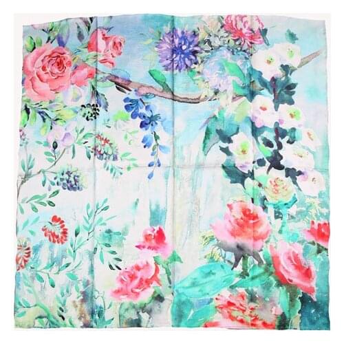 ELEGANT HANDMADE BRAND 100%Twill Silk Scarf TWIC-209560