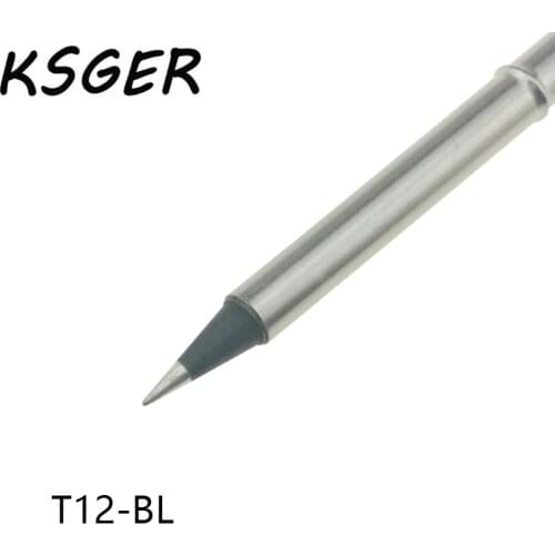 KSGER Black XA-Grade T12-BL T12 Electric Solder Soldering Iron Tips For STM32 OLED T12 Soldering Station Temperature Controller