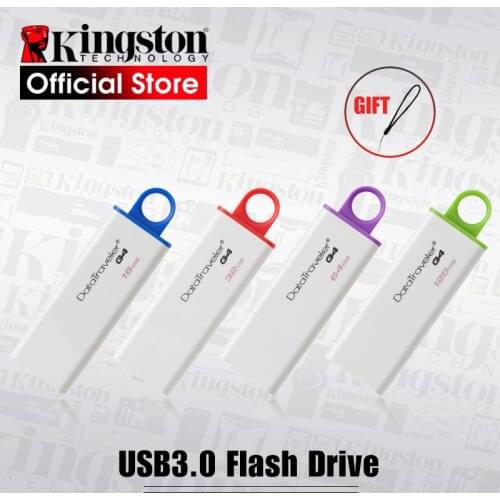 Kingston USB 3.0 DataTraveler G4 Flash Disk 16GB/32GB/64GB/128GB