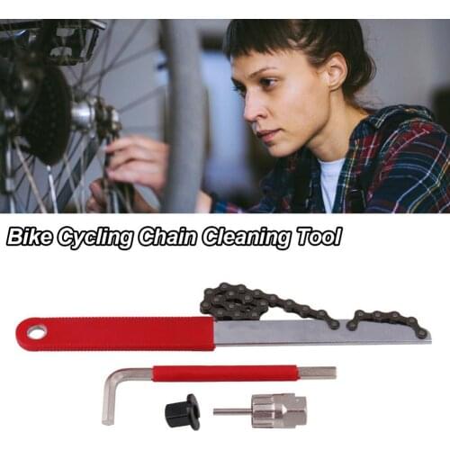 Freewheel Wrench Whip Cassette Sprocket Remover Cassette Bicycle Repair Tools Bicycle Cycling Chain Cleaning Tools