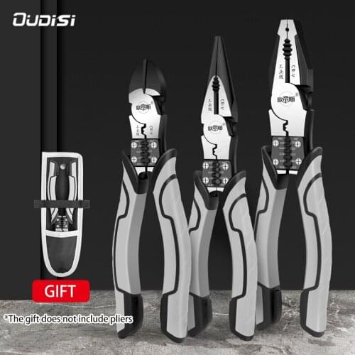 OUDISI Multifunctional Universal Diagonal Pliers Needle Nose Pliers Hardware Tools Universal Wire Cutters Electrician