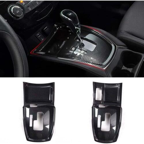 New Car Styling For Nissan X-trail 2017-2020 Car Gear Shift Panel Cover Trim Interior Auto Moldings Accessories