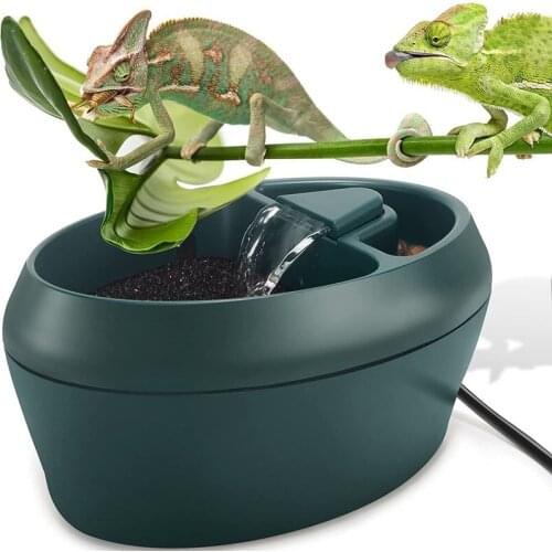 Reptile Water Drinking Fountain Automatic Water Dripper Chameleon Lizard Water Dispenser Terrarium Feeding Supplies