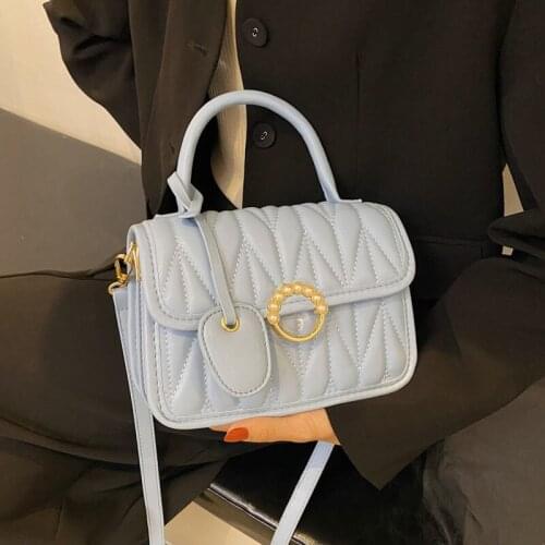 Shoulder Bag Female Handbag Designer Crossbody Bag Women Purse Retro Backpack Fashion 2021 New Trend PU Leather Simple All-match