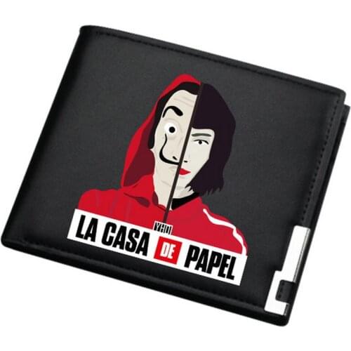 Tokio Wallet La Casa De Papel Purse Ursula Corbero Short Leather Case Money Notecase Change Burse Card Holders