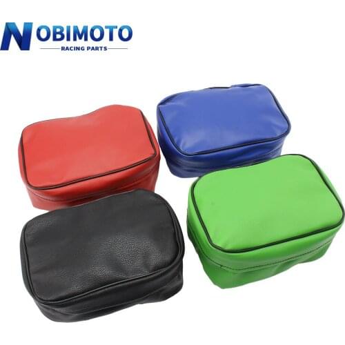 Motorcycle Universal Tool Kit Bag Leather Werkzeug Tashen Storage Tool Pouch For Honda Yamaha Suzuki Kawasaki KLX250 DRZ400
